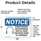 Signmission Please Respect Our Neighbors Sign With Symbol, 10 in W x Rectangle, Vinyl Decal OS-2PACK-NS-D-710-L-17569 - alternate 2
